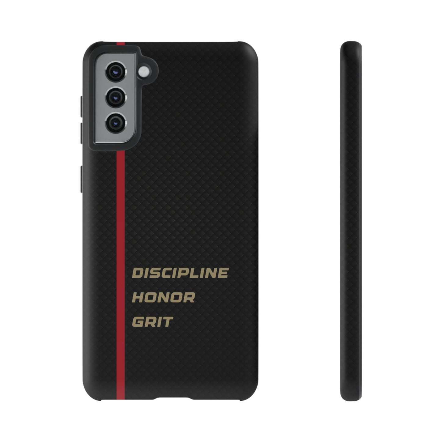 Discipline, Honor, Grit Impact-Resistant Phone Case