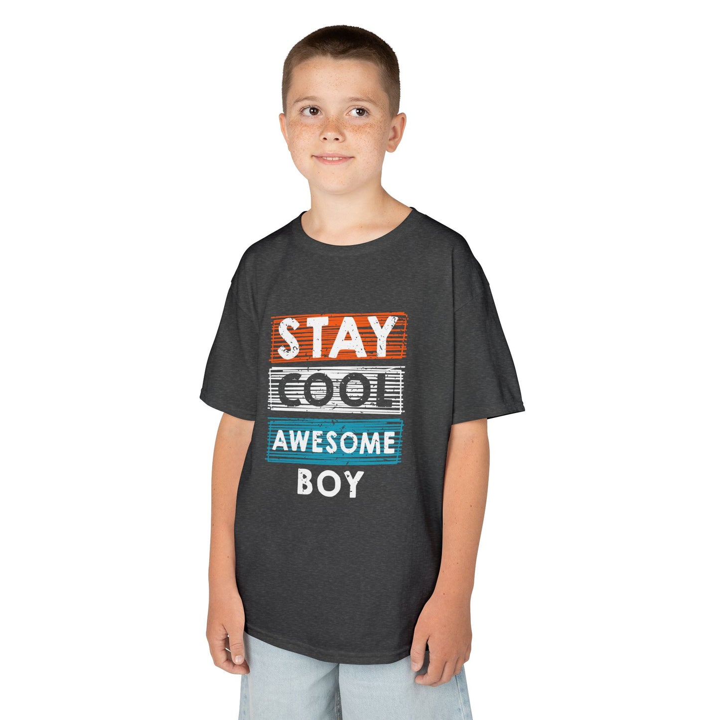 Kids Stay Cool Awesome Tee - Heavy Cotton™ T-Shirt for Boys