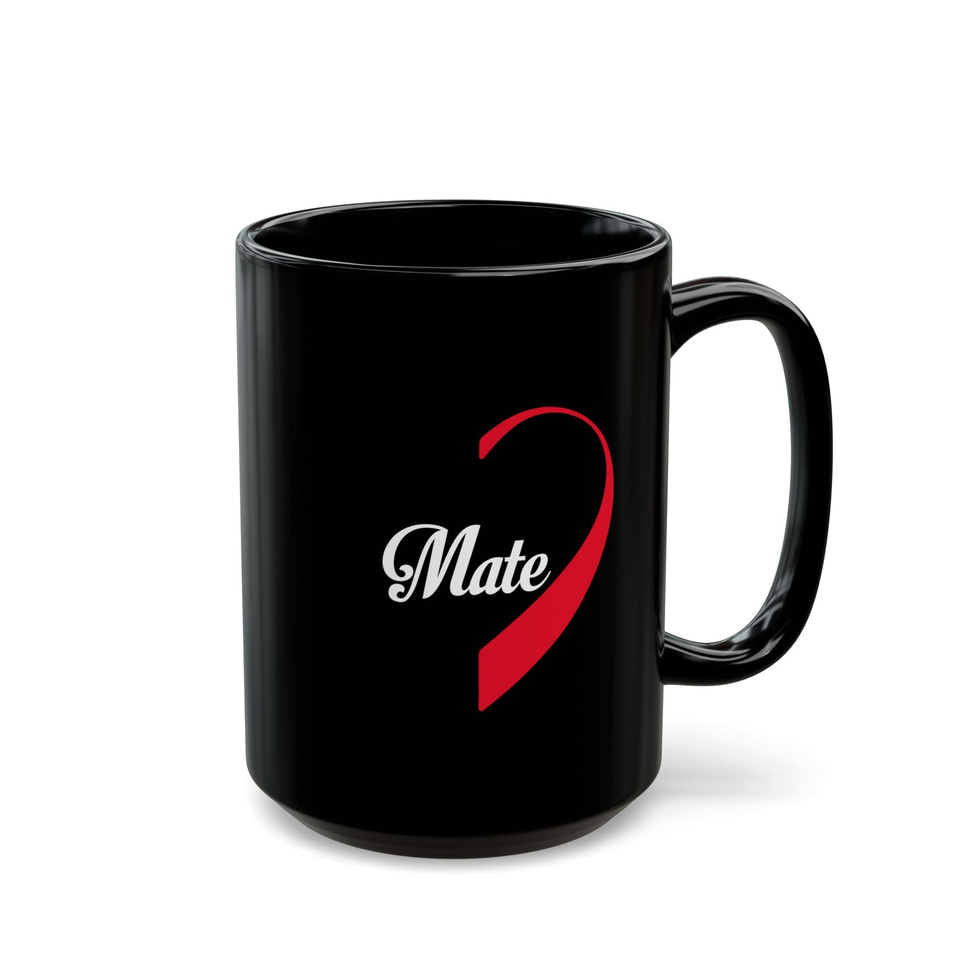 Soulmate Black Mug, Valentine's Day Cup, 11oz, 15oz