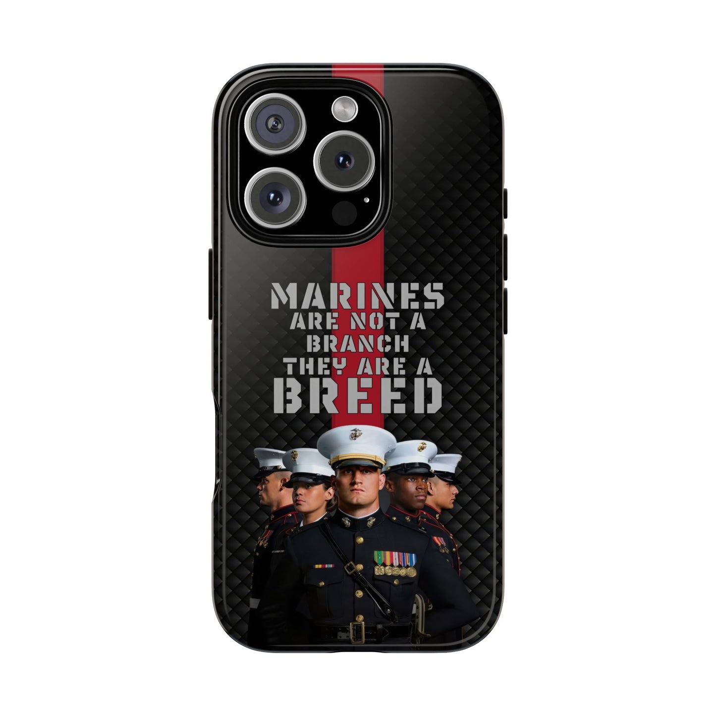 Marine Corps Tough iPhone Case - Proud Military Supporter