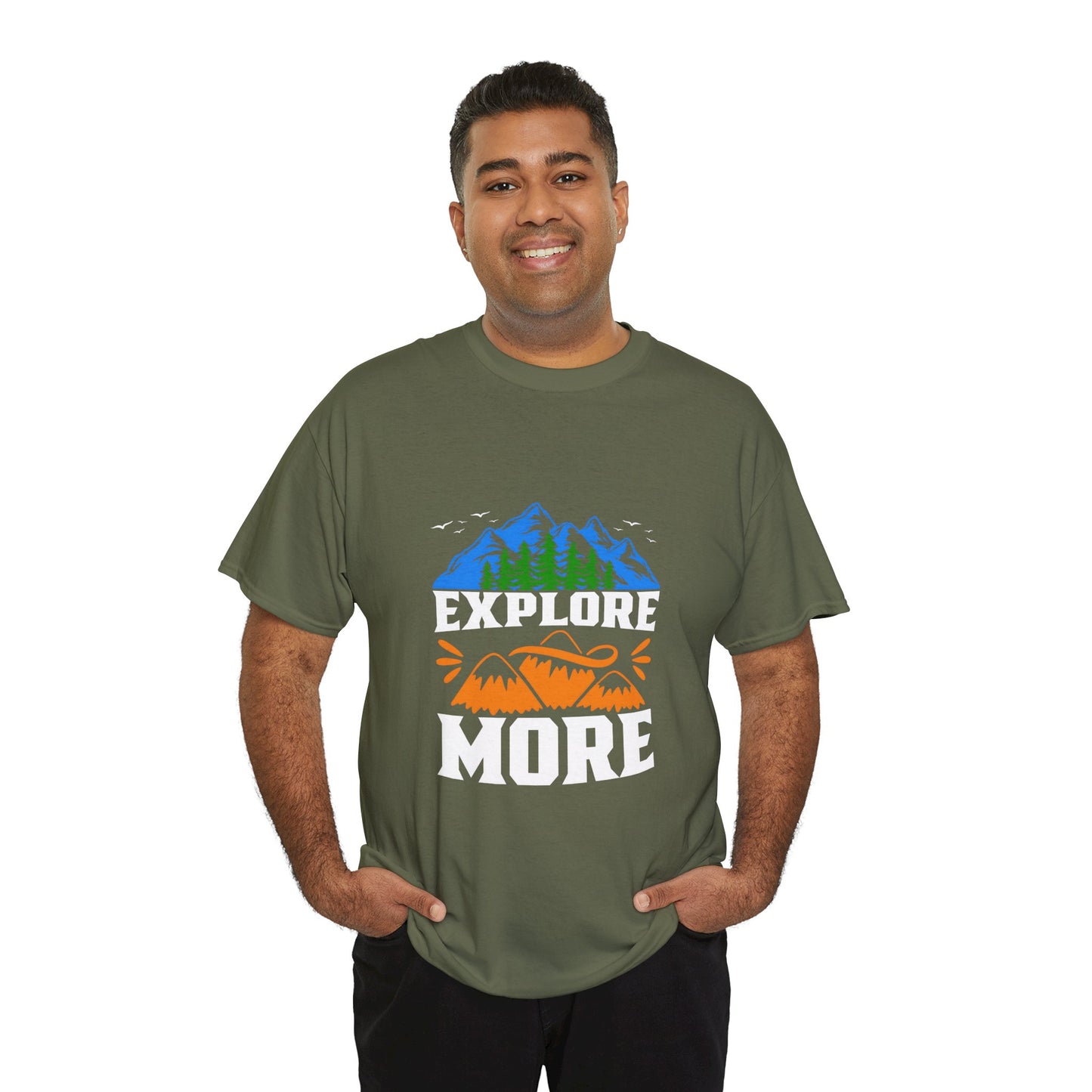 Explore More Adventure Tee - Unisex Heavy Cotton T-Shirt