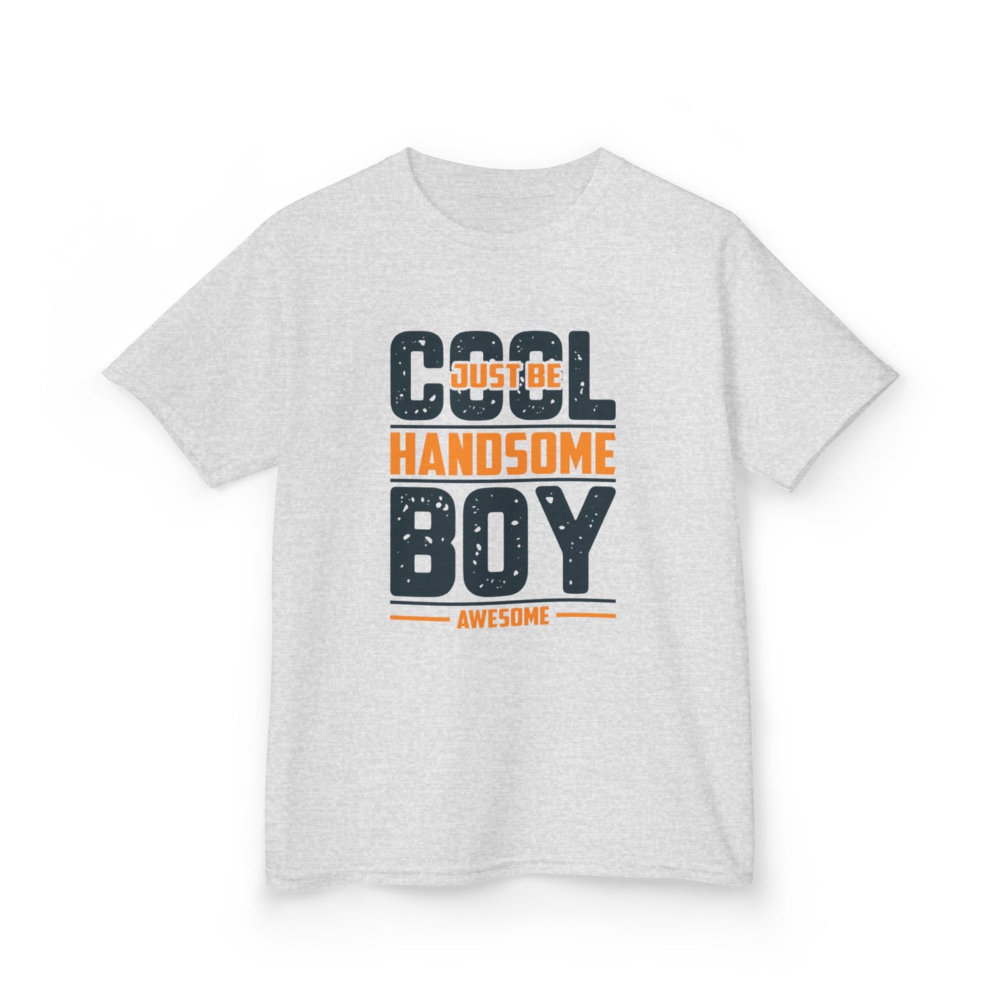 Cool Handsome Boy Kids Tee - Fun Heavy Cotton T-Shirt for Boys