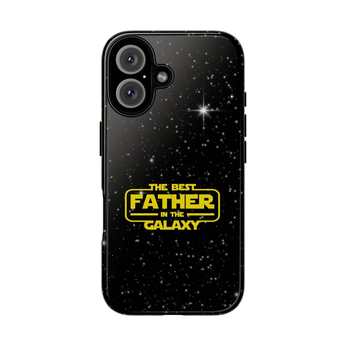 Galaxy-Themed iPhone Tough Case - Perfect Gift for the Best Father