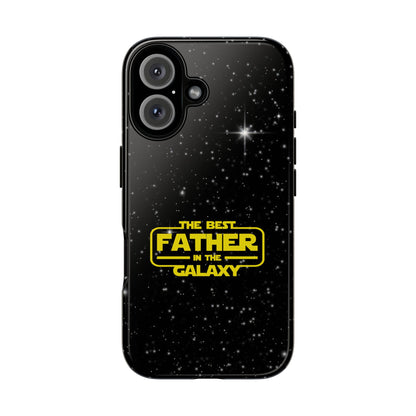 Galaxy-Themed iPhone Tough Case - Perfect Gift for the Best Father