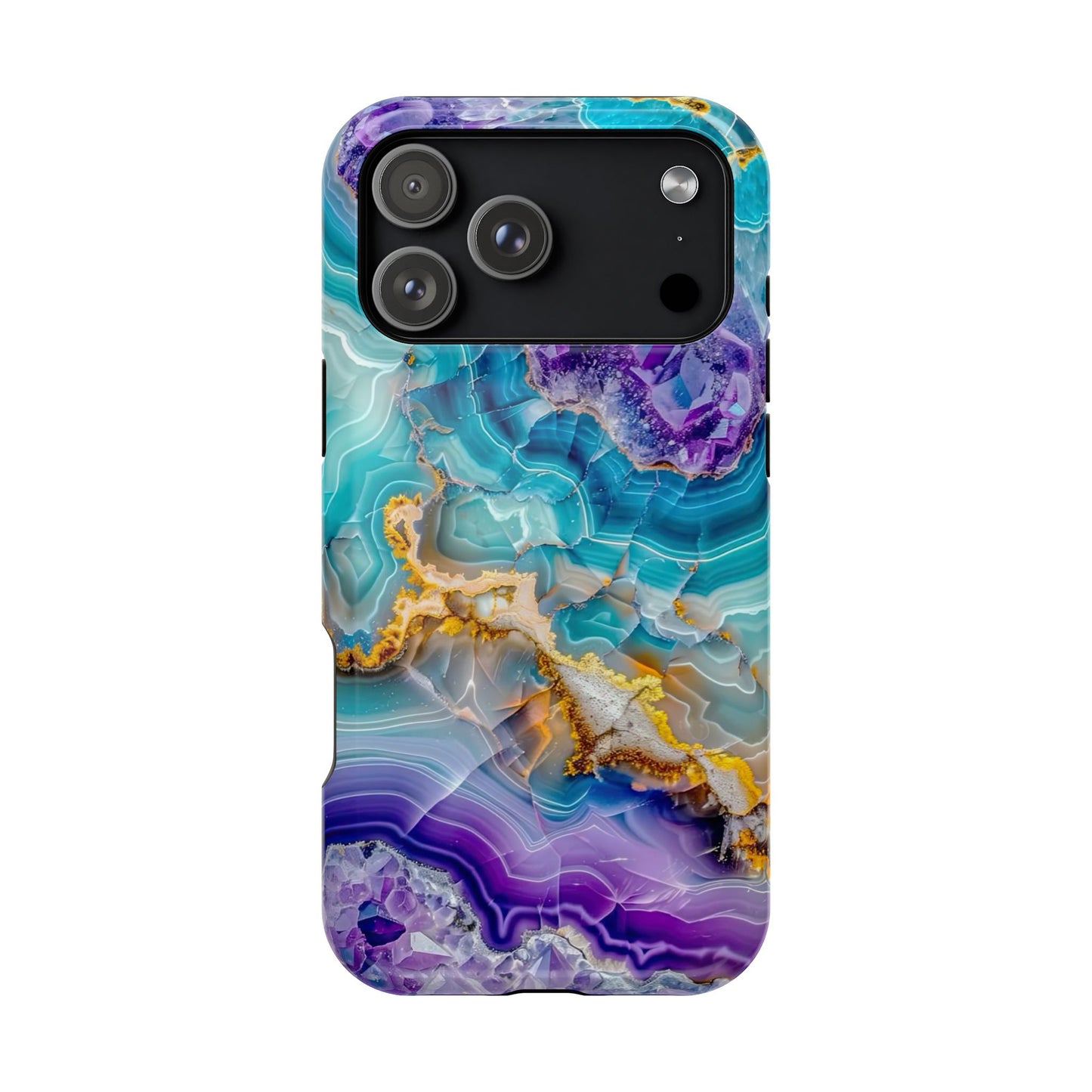 Blue Agate Magnetic Phone Case