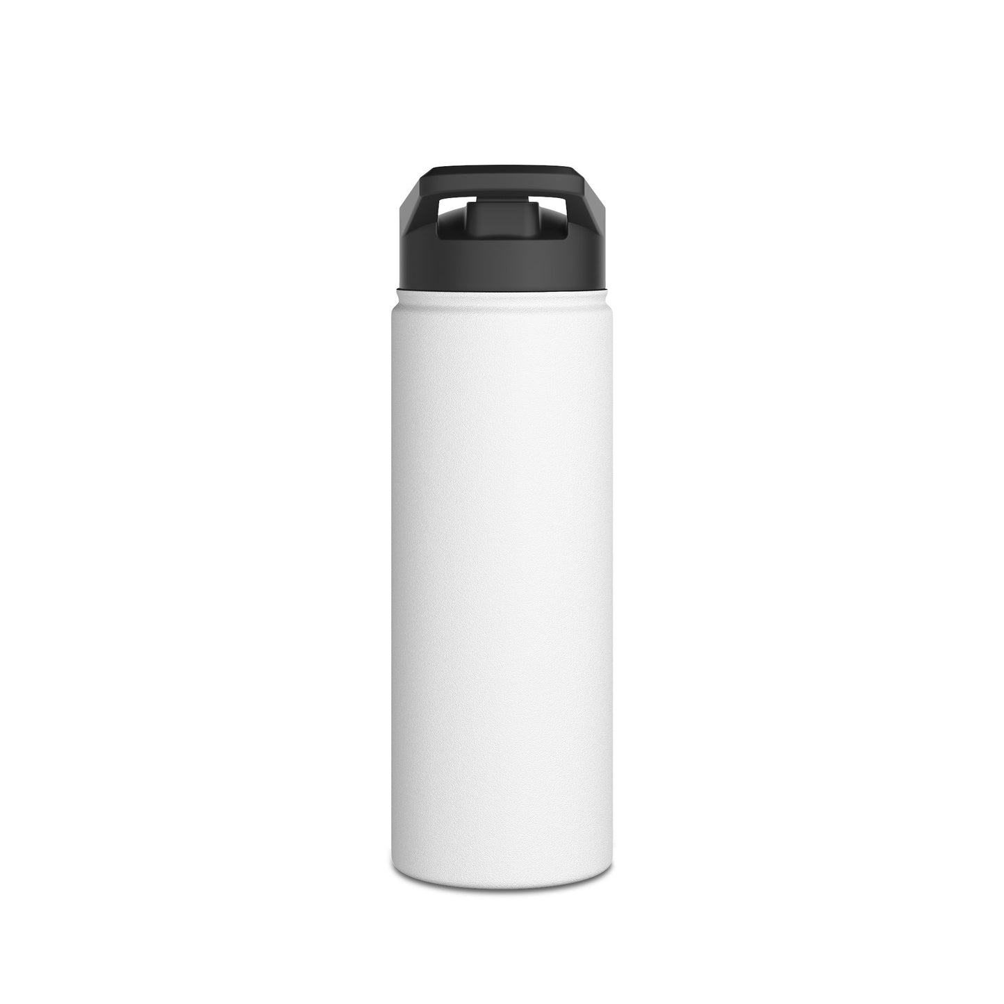 Yesterday Now Tomorrow Stainless Steel Water Bottle, Standard Lid