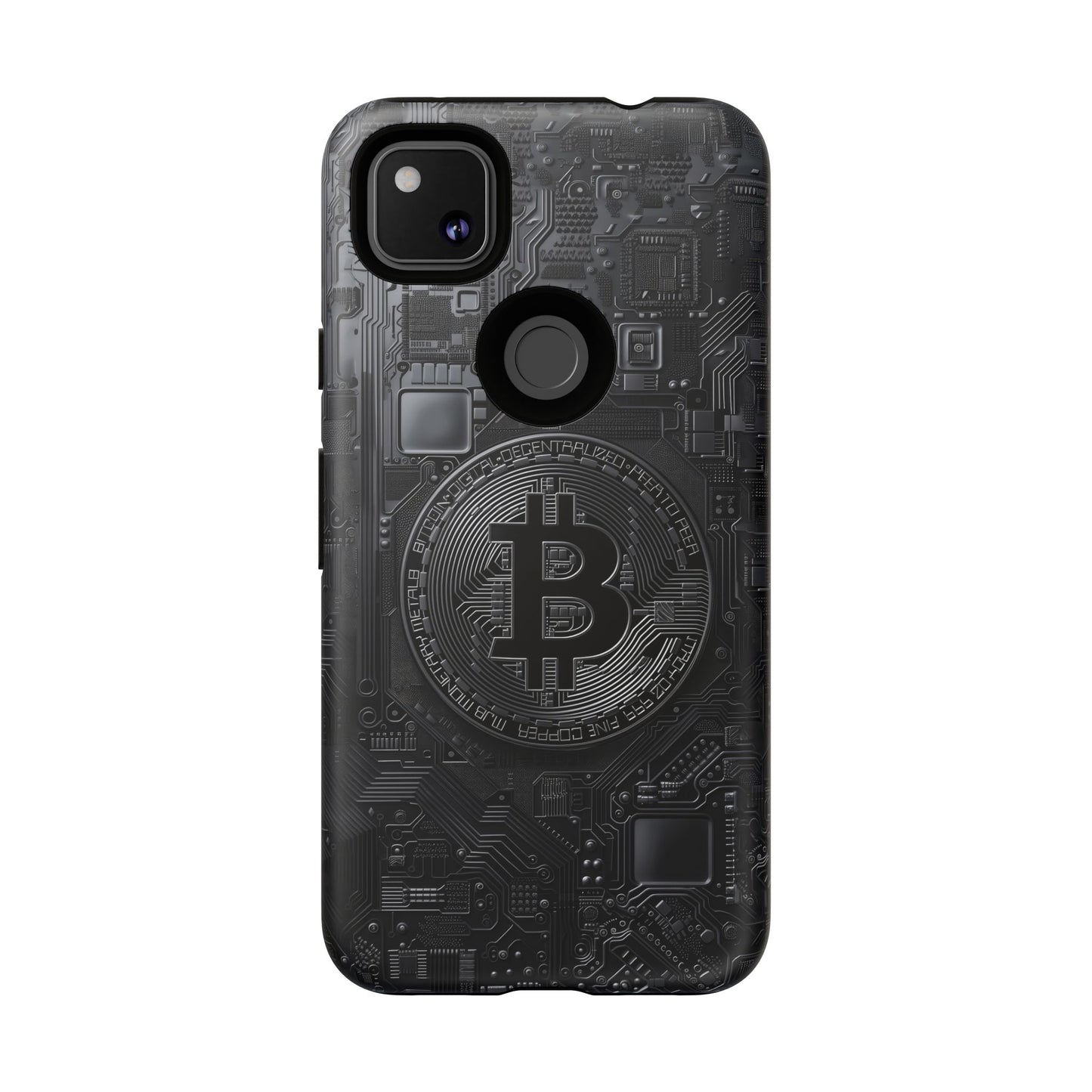 Bitcoin Google Pixel Tough Phone Case, Cryptocurrency Protection Cover