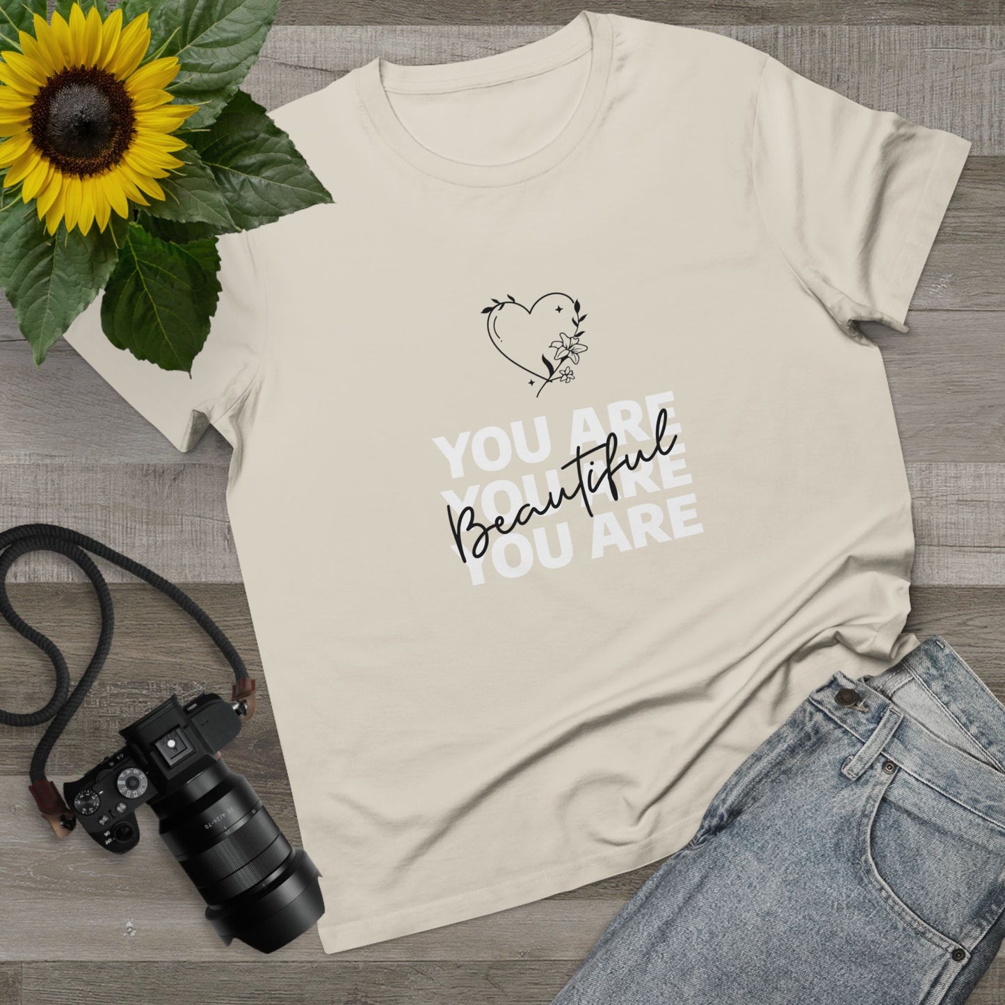 You Are Beautiful Women’s Maple Tee