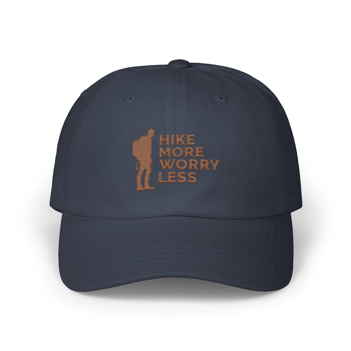 Hike More Worry Less Classic Dad Cap / embroidered