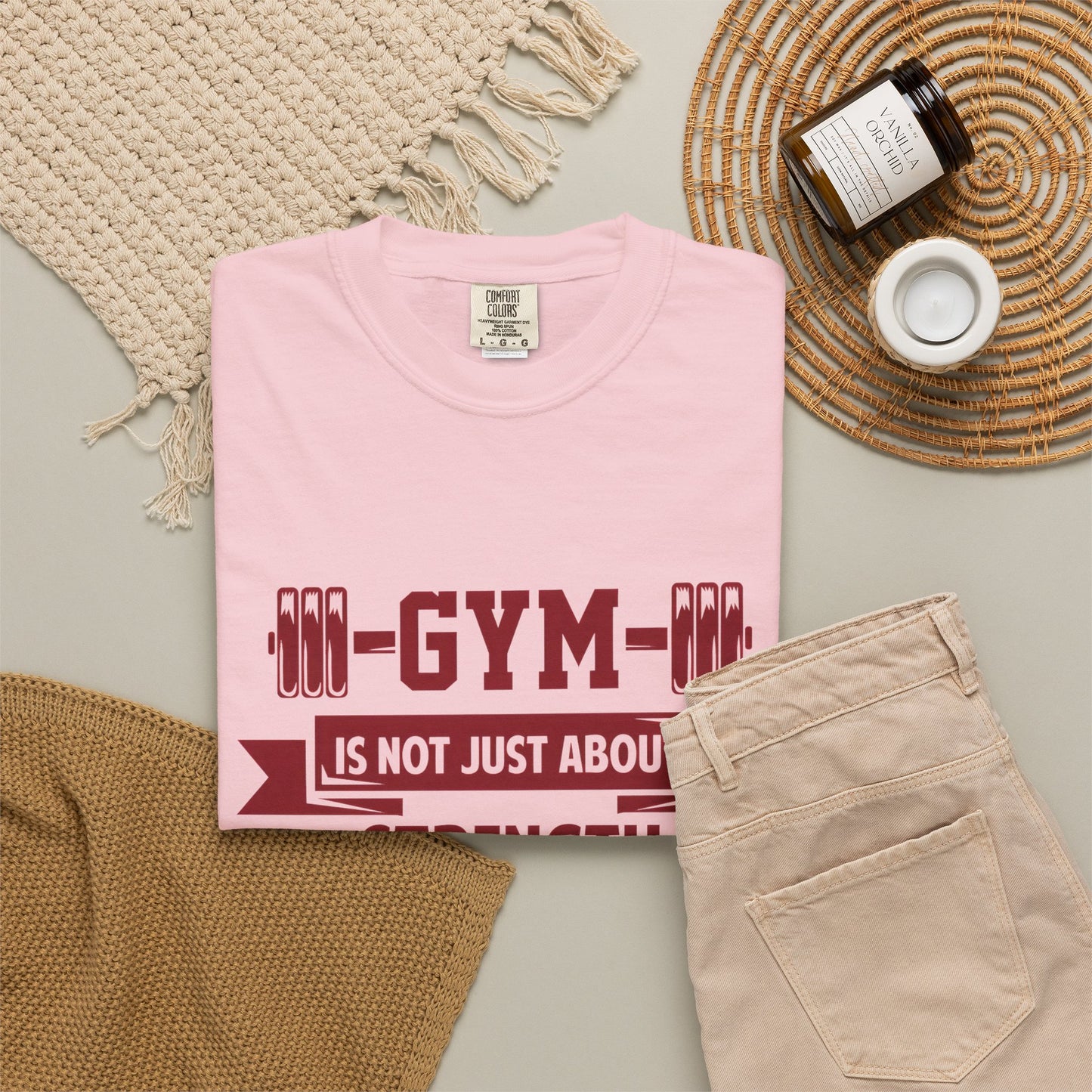 Unisex Gym Strength T-Shirt - "Gym is Not Just About Strength, The Mind Must Be Strong"