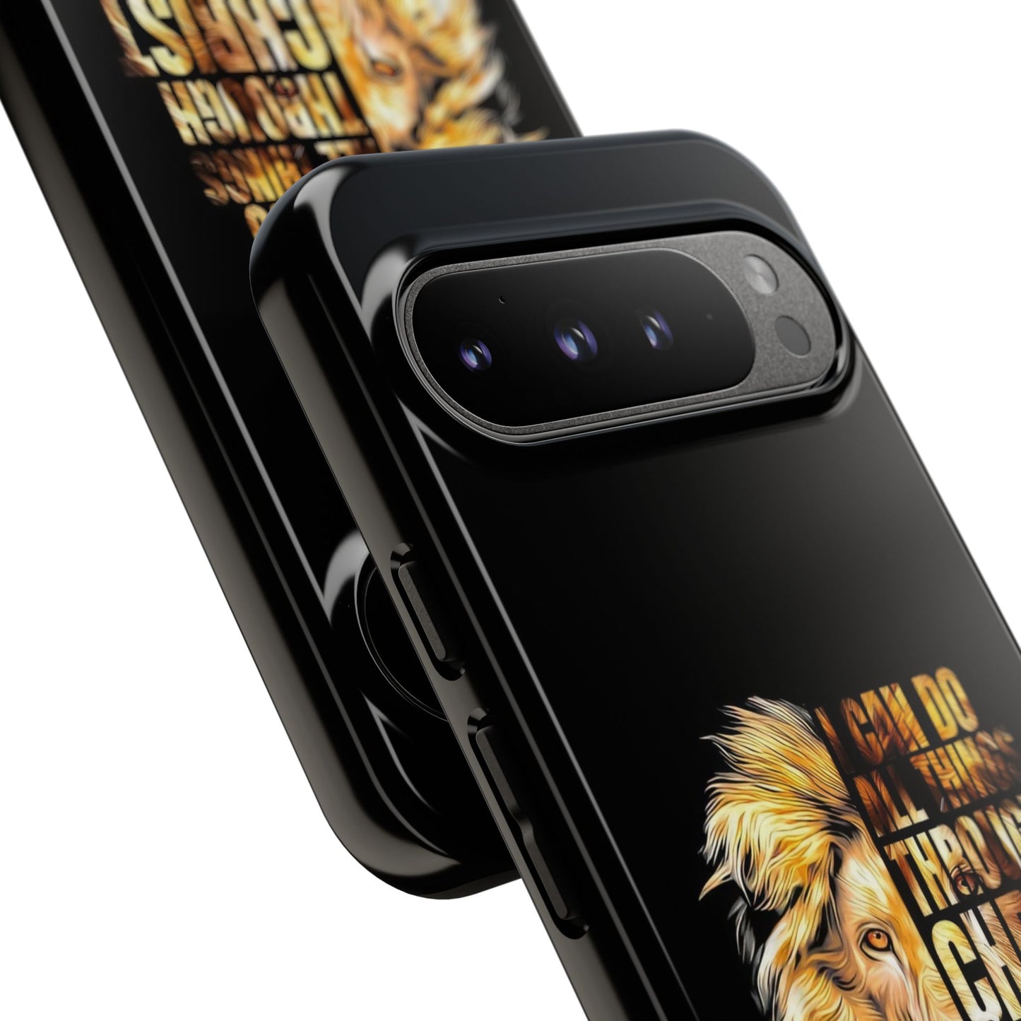 Inspirational Lion  Google Pixel Phone Case, Strength & Faith, Christian Accessories