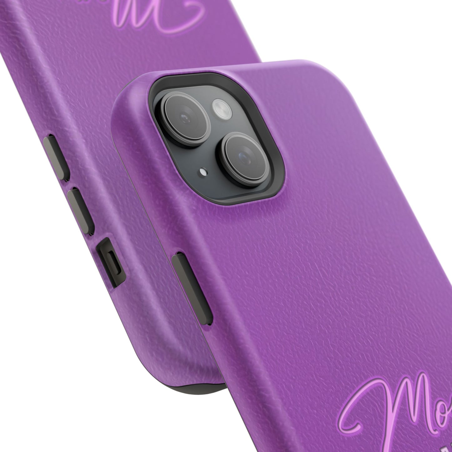 Mom On Duty Impact-Resistant Case, Purple Case for Mothers