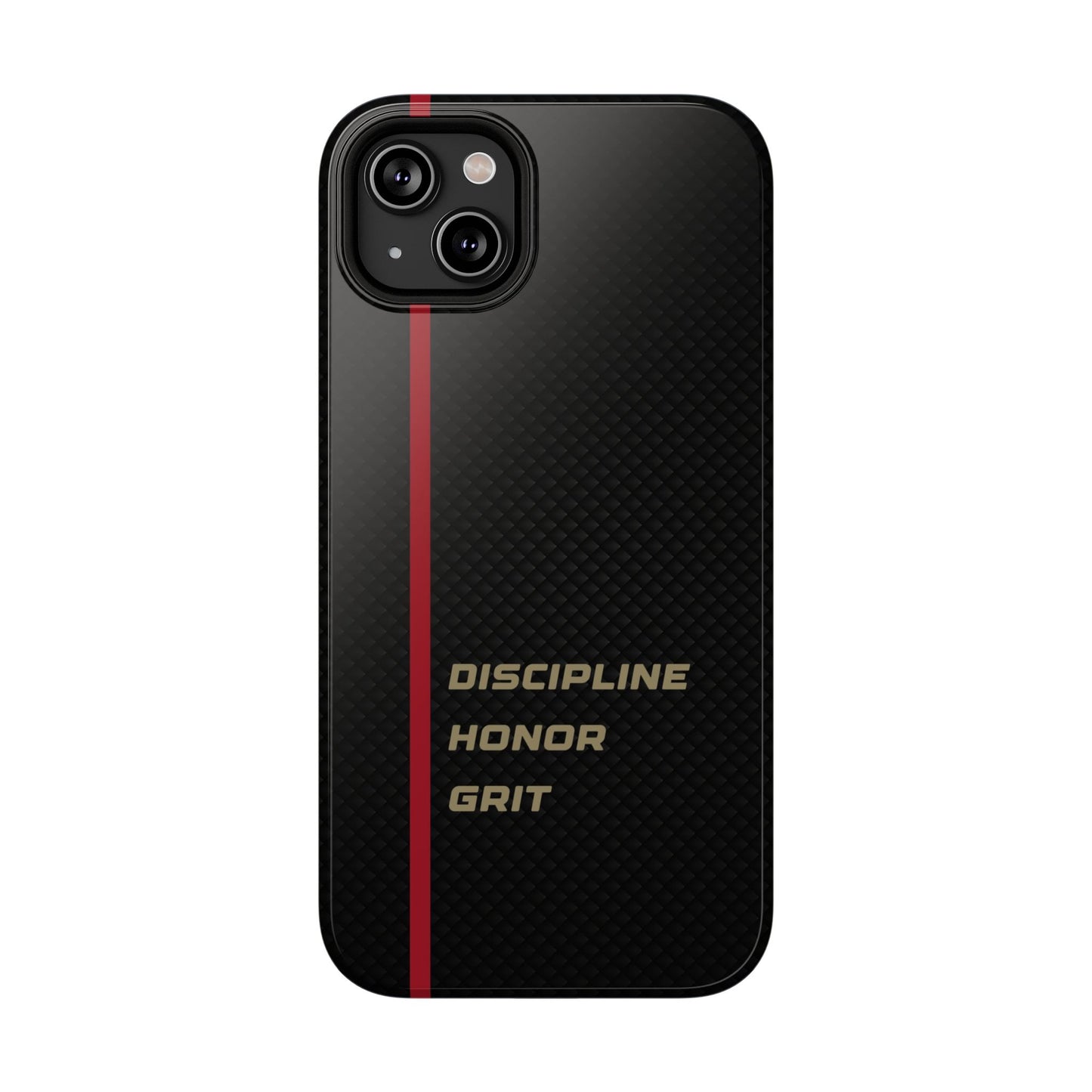 Discipline, Honor, Grit Impact-Resistant Phone Case