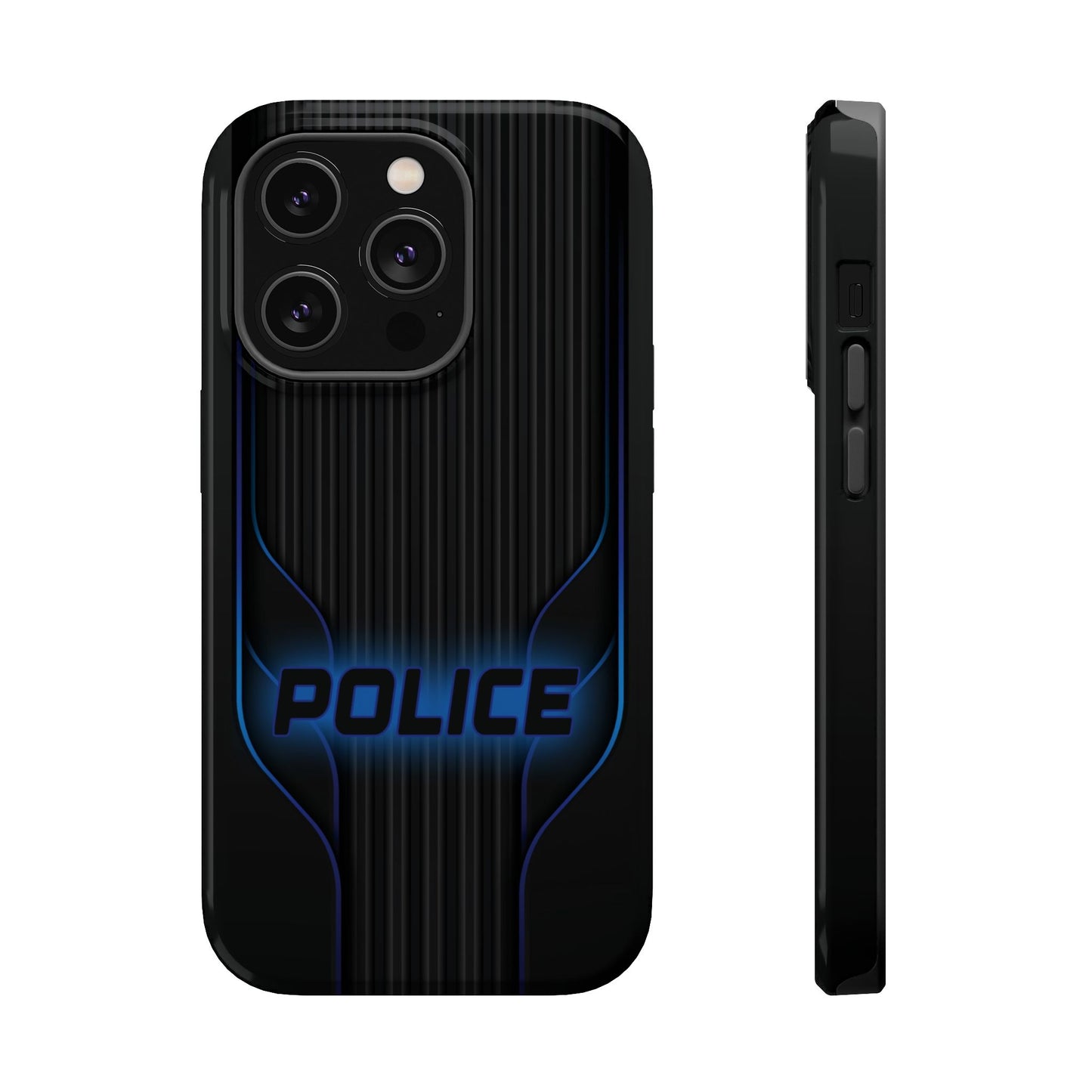 Police Magnetic Phone Cases, Blue Light