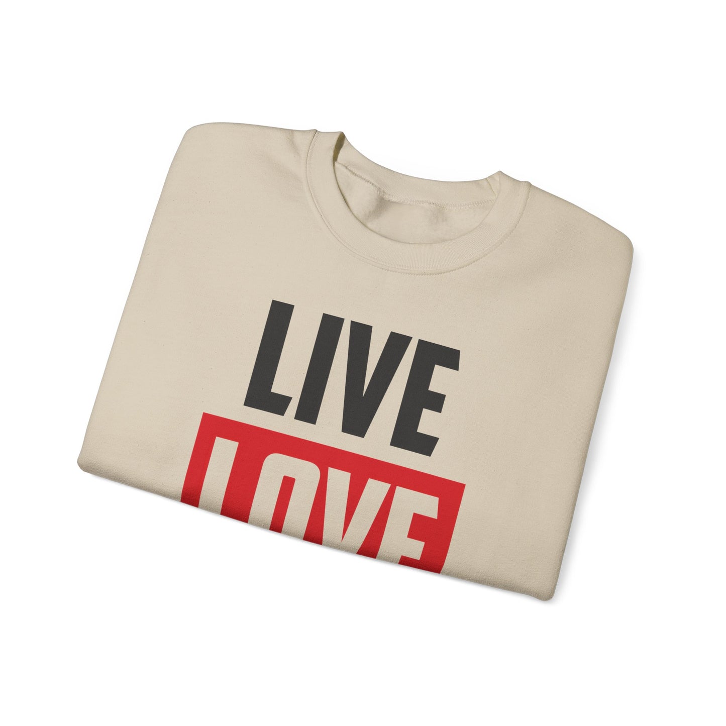 Live Love Texas Crewneck Sweatshirt – Cozy Unisex Pullover for Texas Lovers