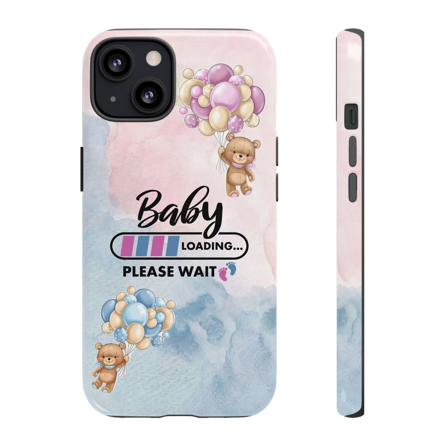 Cute Baby Loading Phone Case for iPhone - Maternity Cover for Pregnancy Reveal or Baby Shower