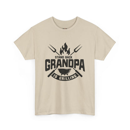 Funny Grilling Grandpa Tee - Heavy Cotton Shirt