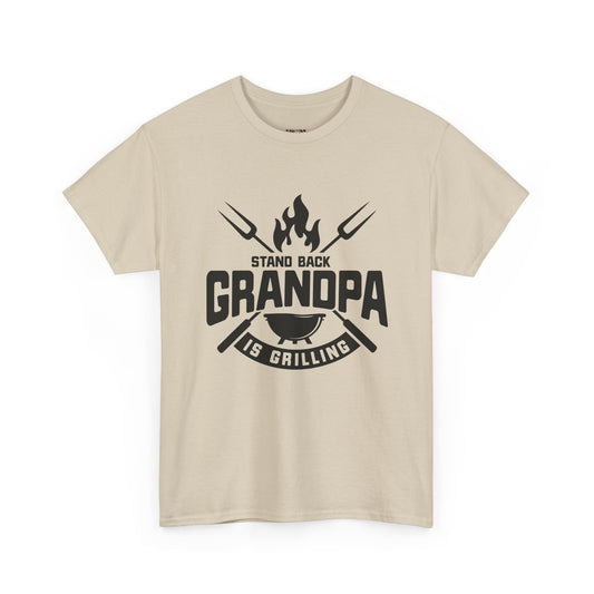 Funny Grilling Grandpa Tee - Heavy Cotton Shirt