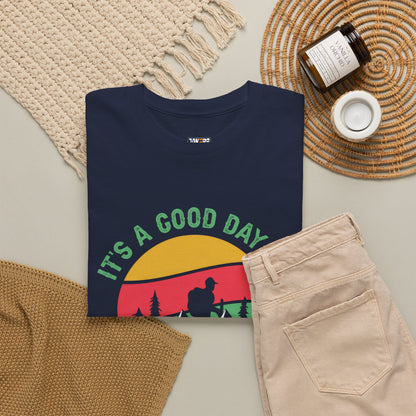 "It's a Good Day to Hike" Unisex Heavy Cotton Tee - Adventure Outdoor Shirt