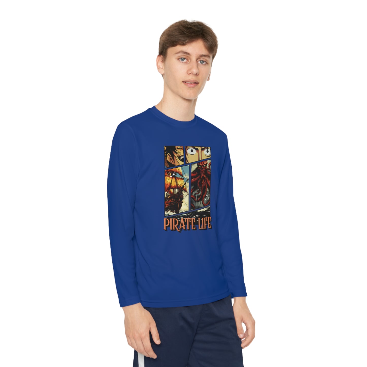 Pirate Life Youth Long Sleeve Competitor Tee