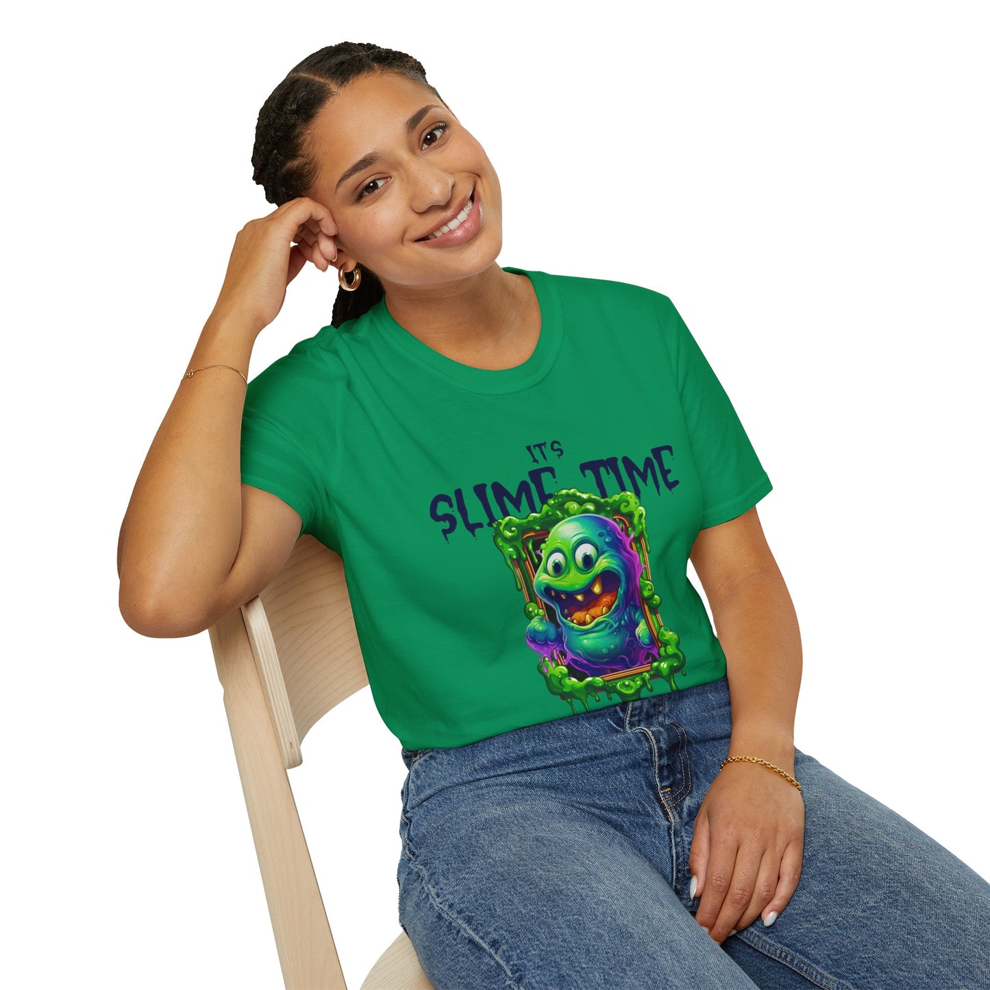 It's Slime Time Unisex Softstyle T-Shirt