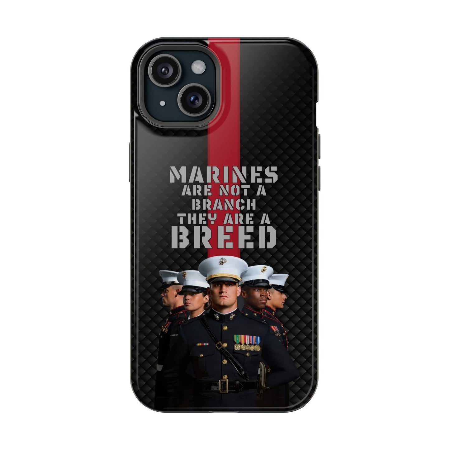 Marines Magnetic Tough Case - "Not a Branch, a Breed" Military iPhone Cover