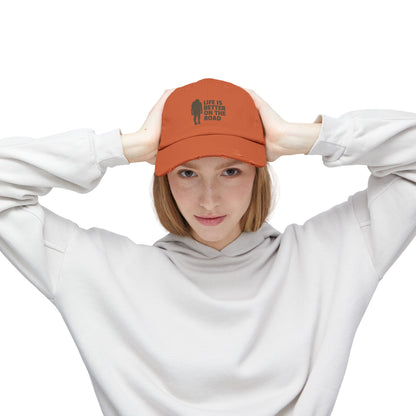Life Is Better On The Road Unisex Distressed Cap