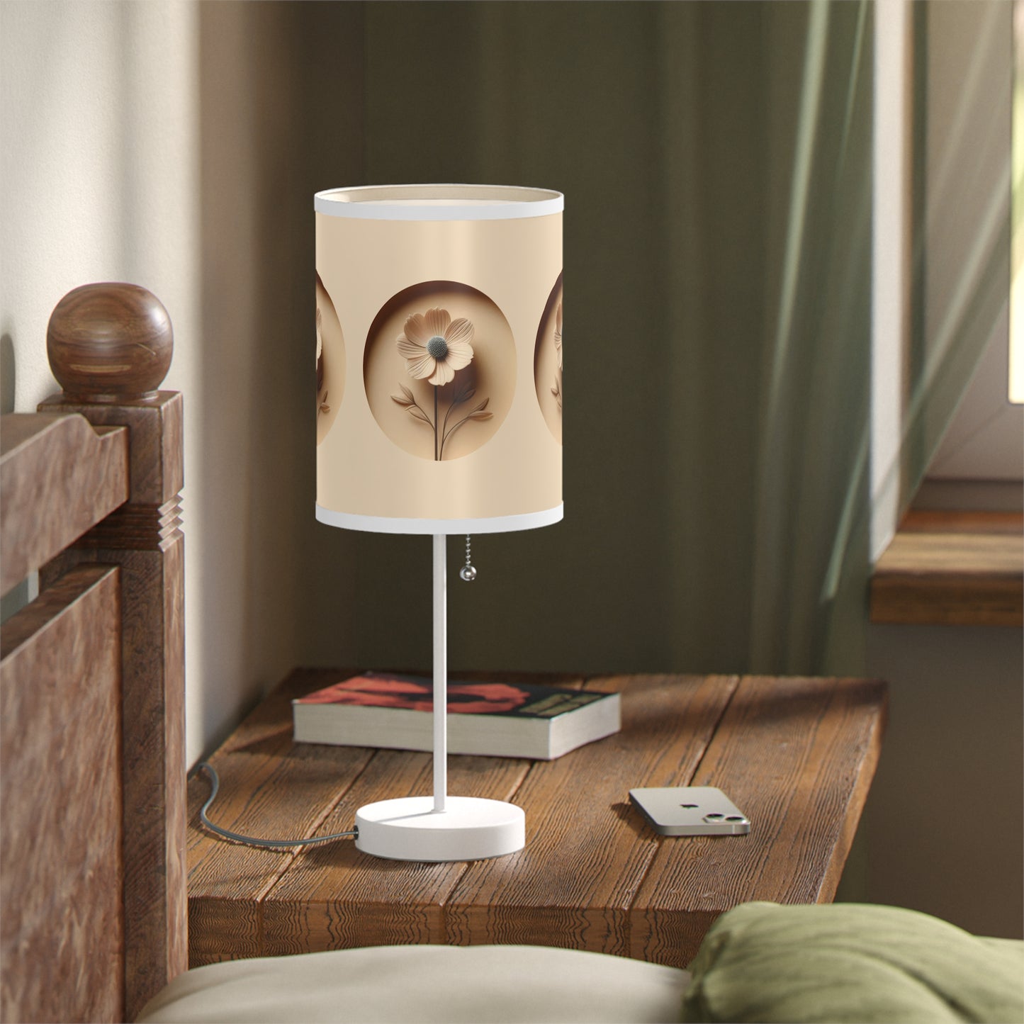 Embedded Flower Lamp on a Stand, US|CA plug