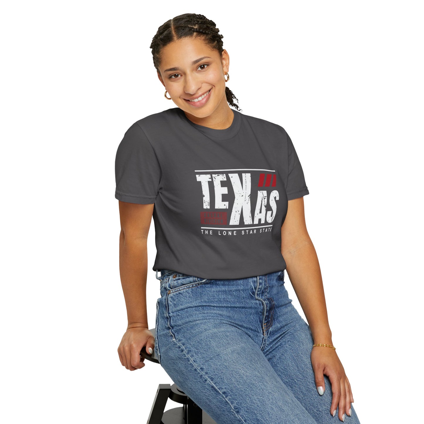 Unisex Texas Garment-Dyed T-Shirt - Casual Urban Style