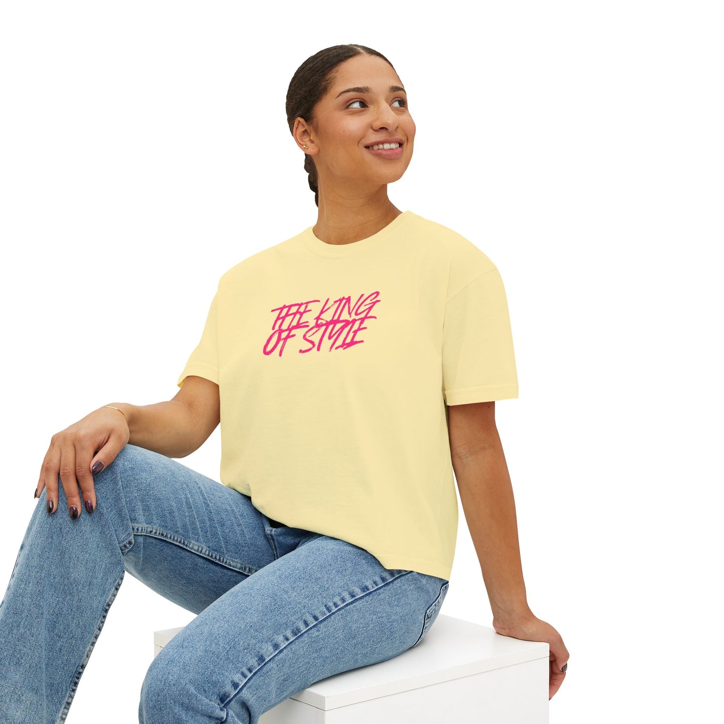 The King Of Style Women's Boxy Tee