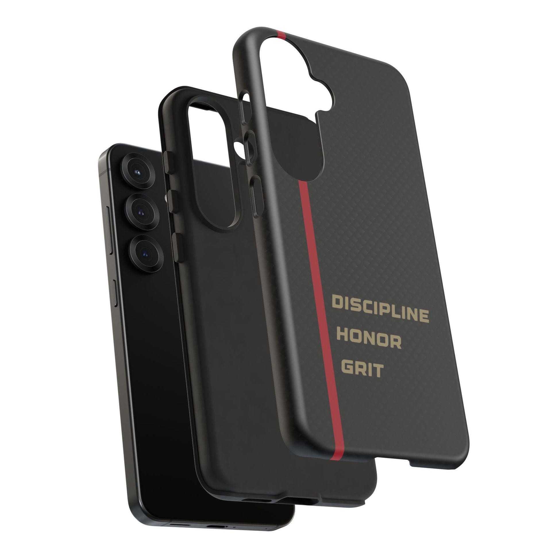 Discipline, Honor, Grit Impact-Resistant Phone Case