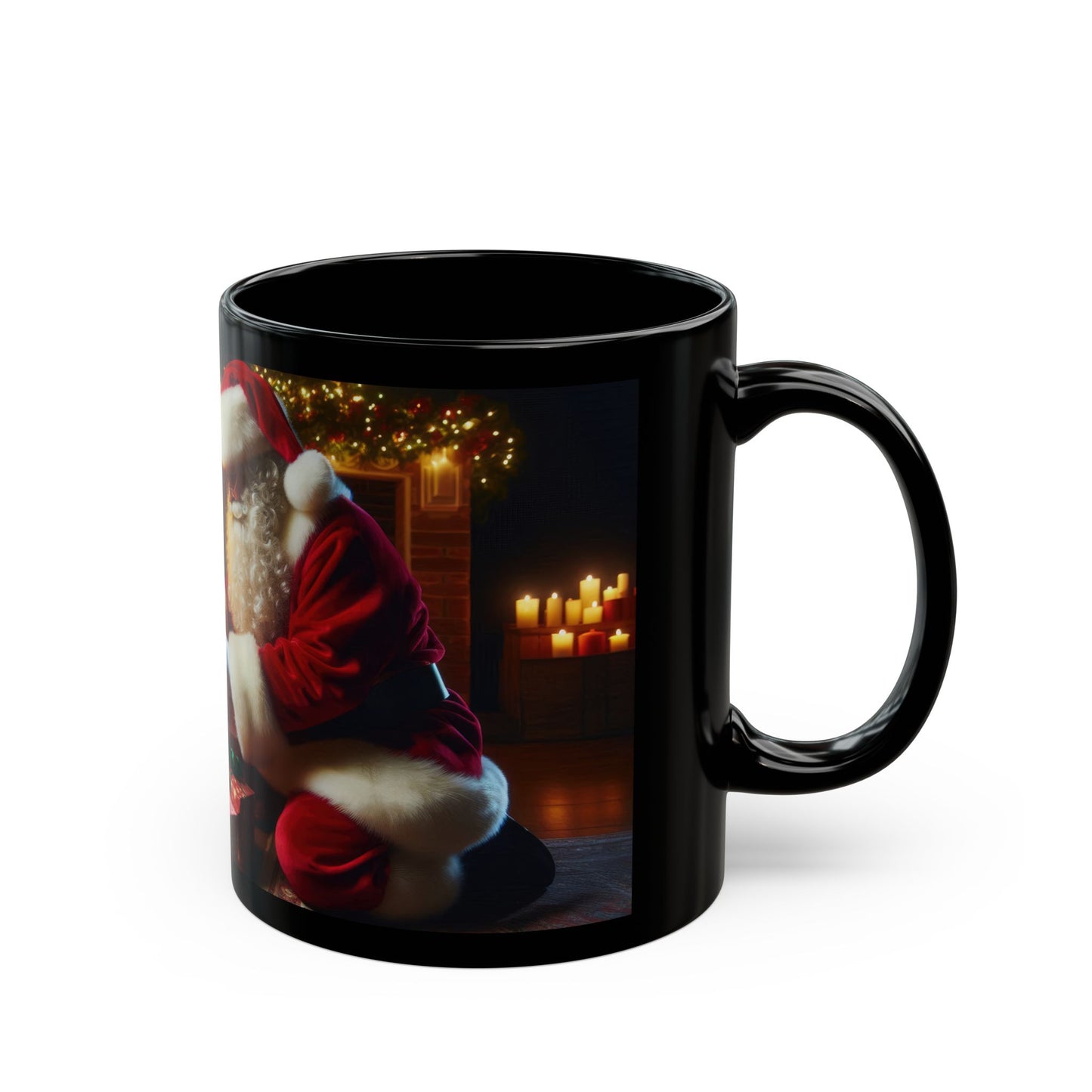 The Big Gift Drop Black Mug - 11oz, 15oz