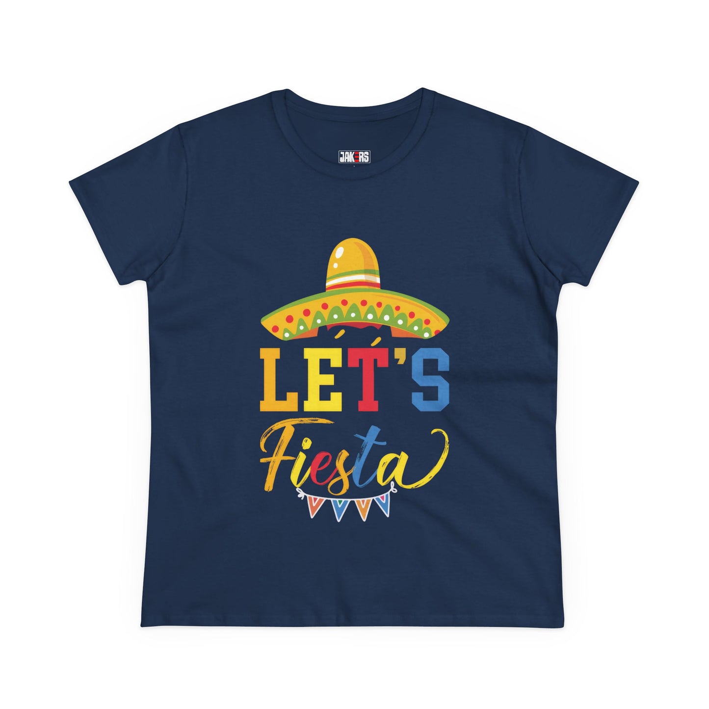 Women’s Fiesta Tee - Celebrate in Style with Fun ‚Let's Fiesta‘ Design