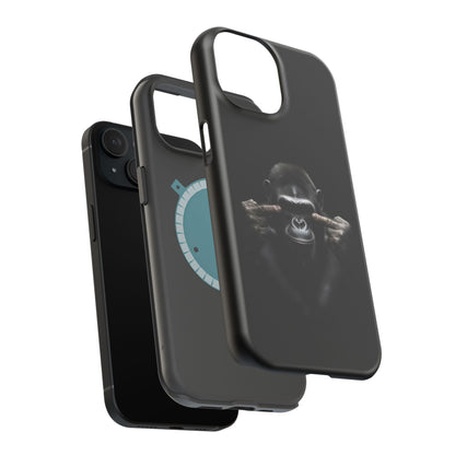 Edgy Gorilla Magnetic iPhone Case, Unique Cell Phone Cover