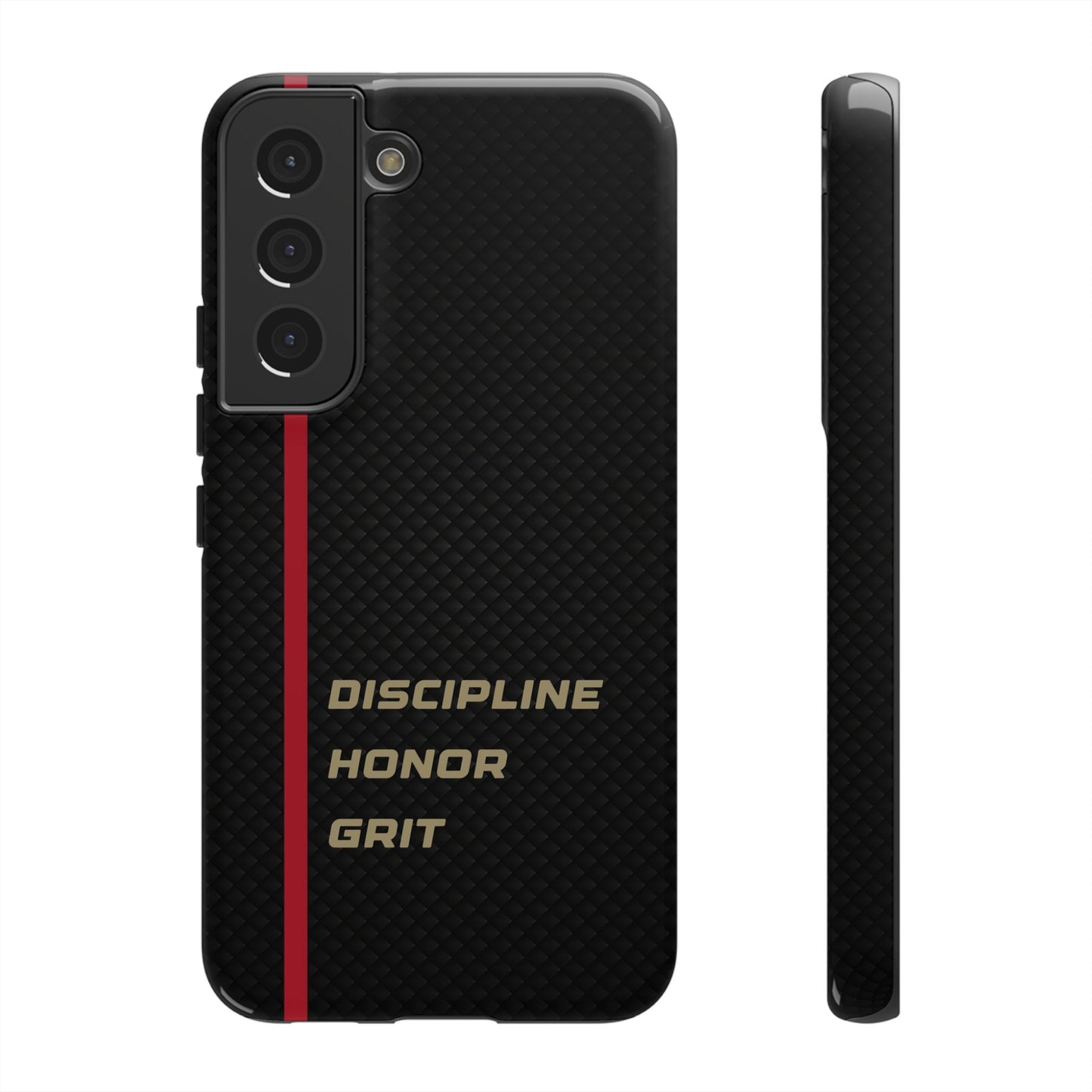 Discipline, Honor, Grit Impact-Resistant Phone Case
