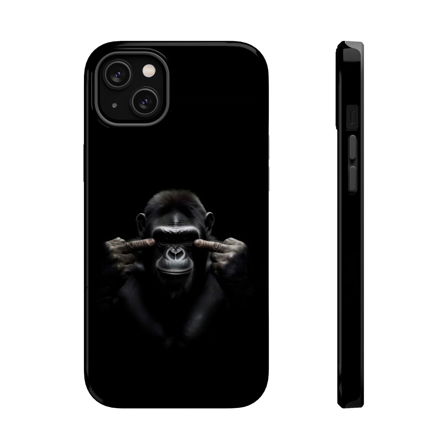 Edgy Gorilla Magnetic iPhone Case, Unique Cell Phone Cover