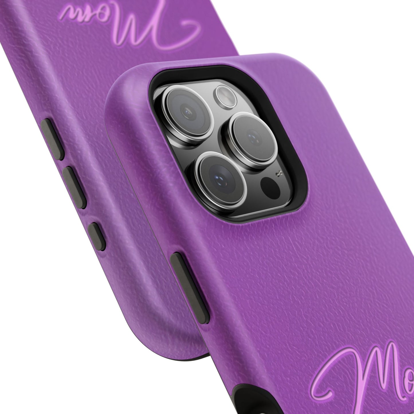 Mom On Duty Impact-Resistant Case, Purple Case for Mothers
