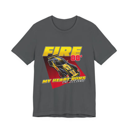 Camiseta de manga corta unisex My Heart Runs On Octane 