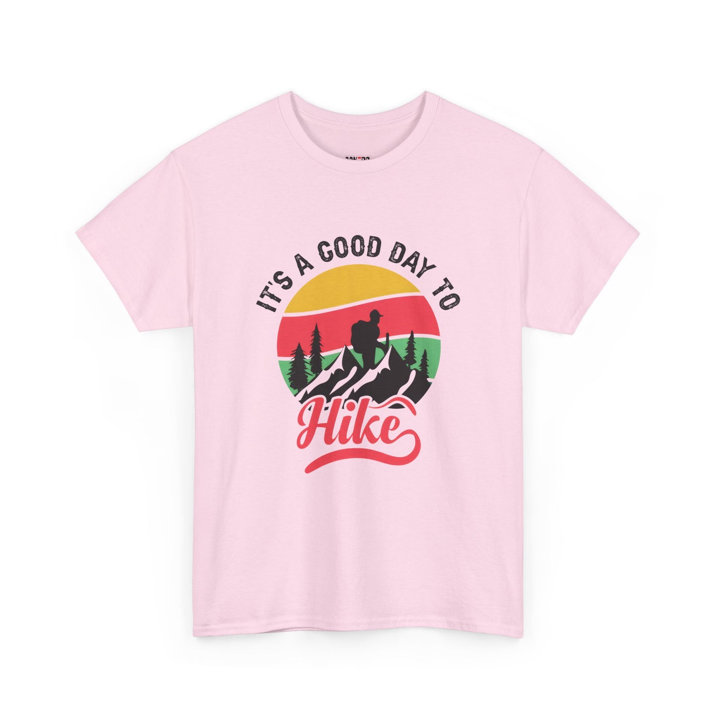 "It's a Good Day to Hike" Unisex Heavy Cotton Tee - Adventure Outdoor Shirt