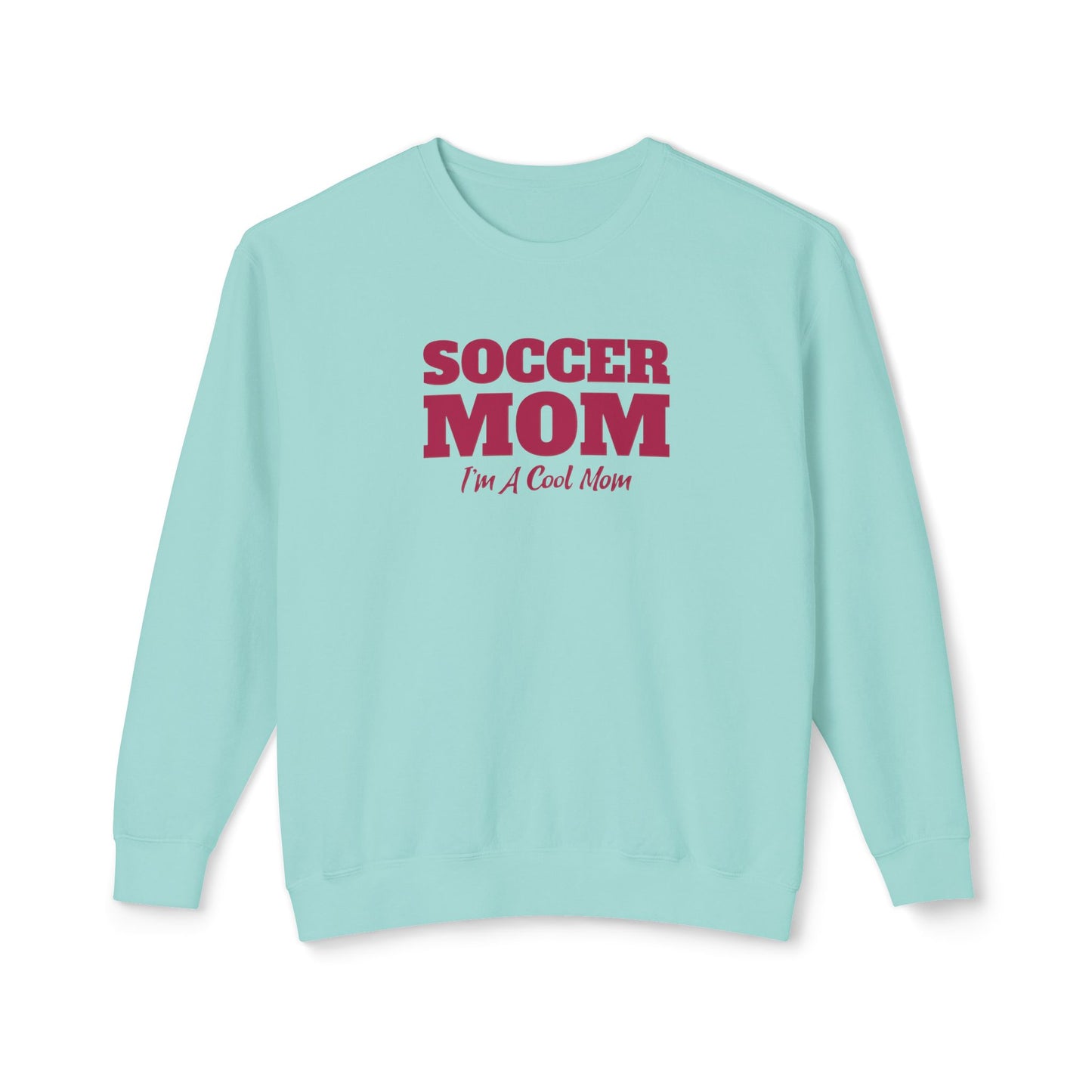 Soccer Mom Unisex Lightweight Crewneck Sweatshirt