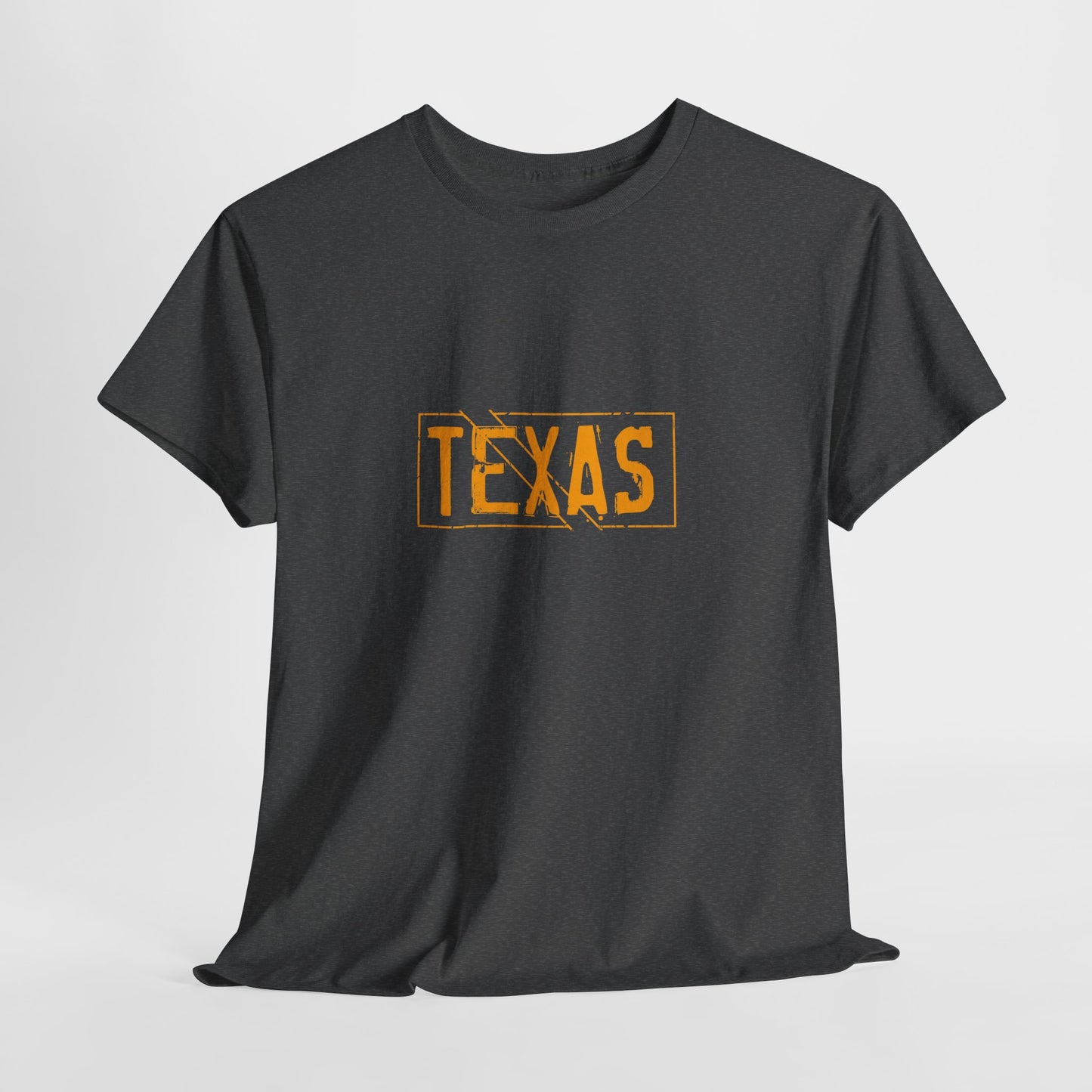 Texas Pride Unisex Heavy Cotton Tee - Casual Black T-Shirt for Texans