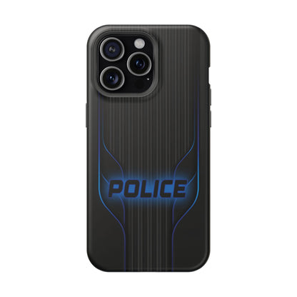 Police Magnetic Phone Cases, Blue Light