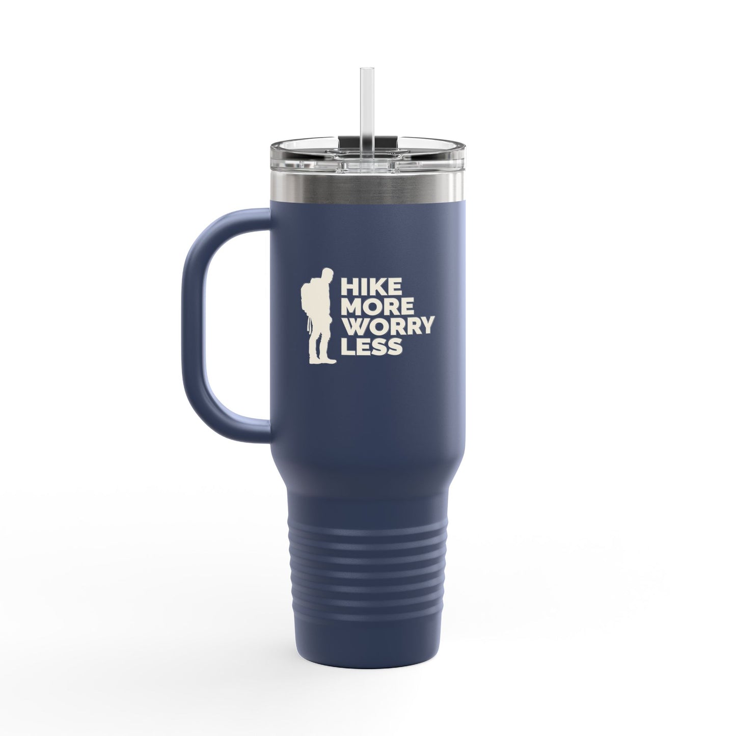 Hike More Worry Less Travel Mug, 40oz