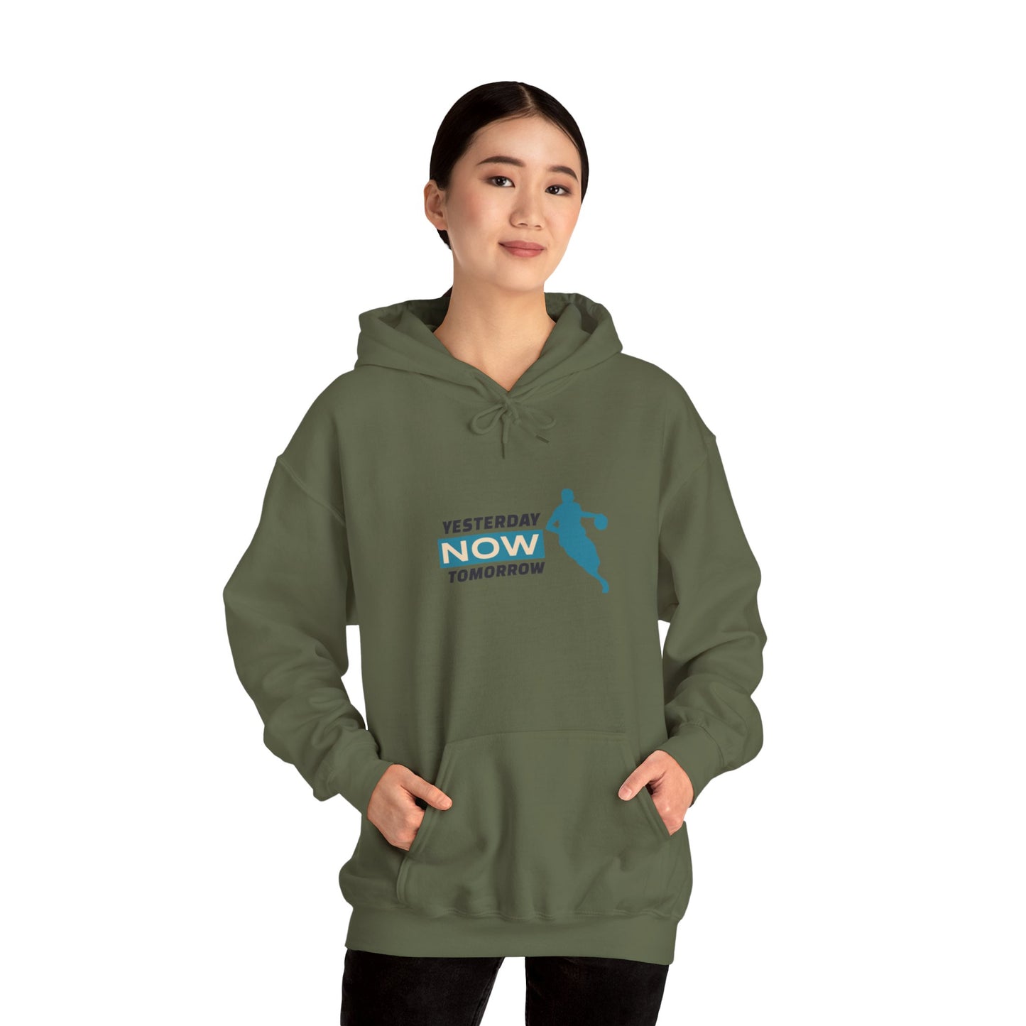 Yesterday Now Tomorrow Unisex Heavy Blend™ Hooded Sweatshirt