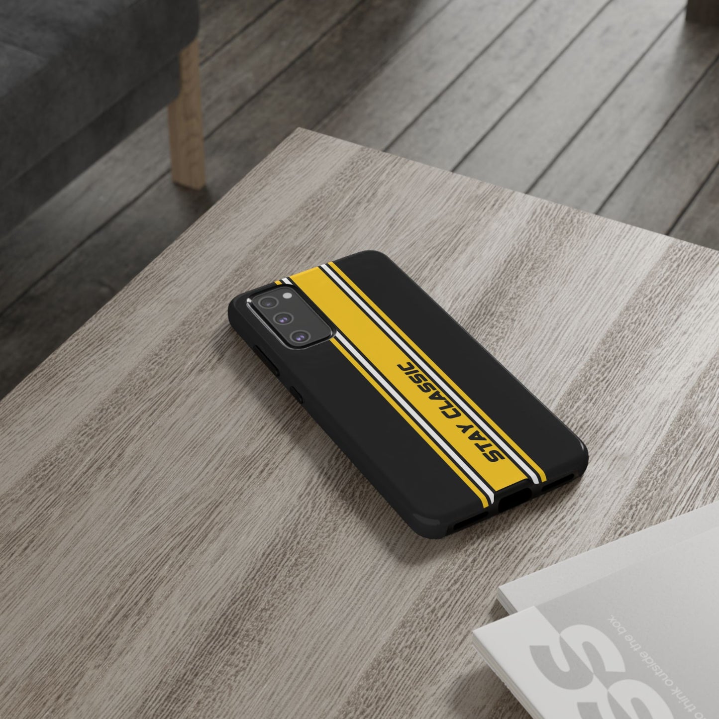 Stay Classic Tough Case – Minimalist Racing Design