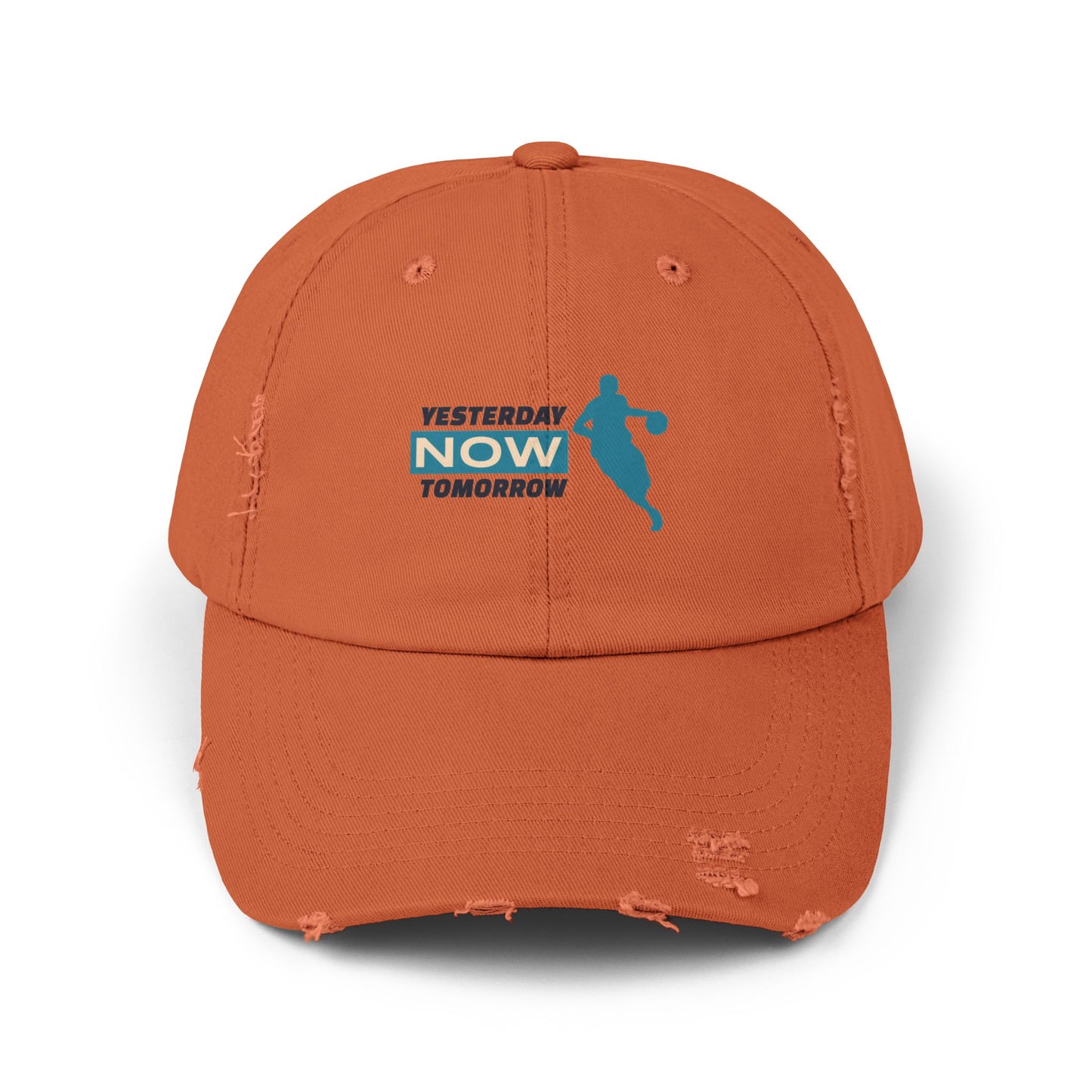 Yesterday Now Tomorow Unisex Distressed Cap