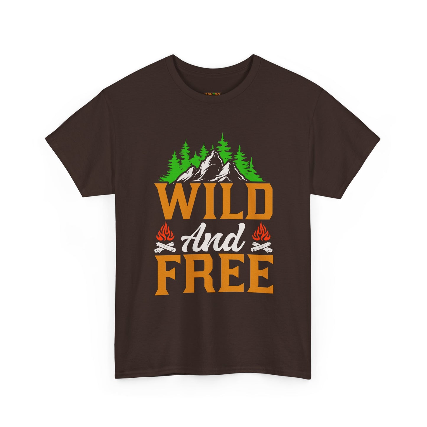 Wild and Free Unisex Heavy Cotton Tee - Perfect for Adventure Lovers
