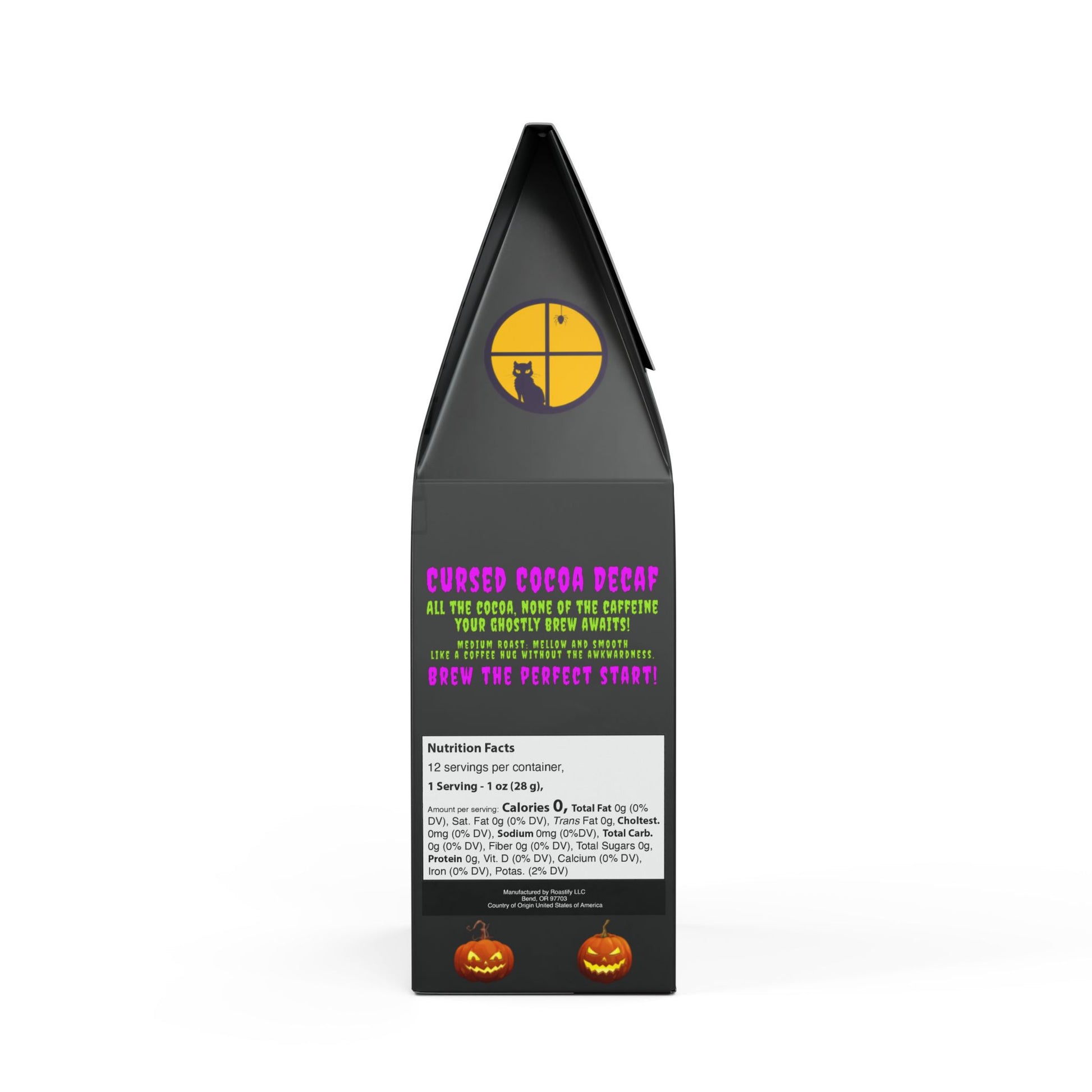 Cursed Cocoa Decaf, Trapper Peak Decaf Coffee Blend