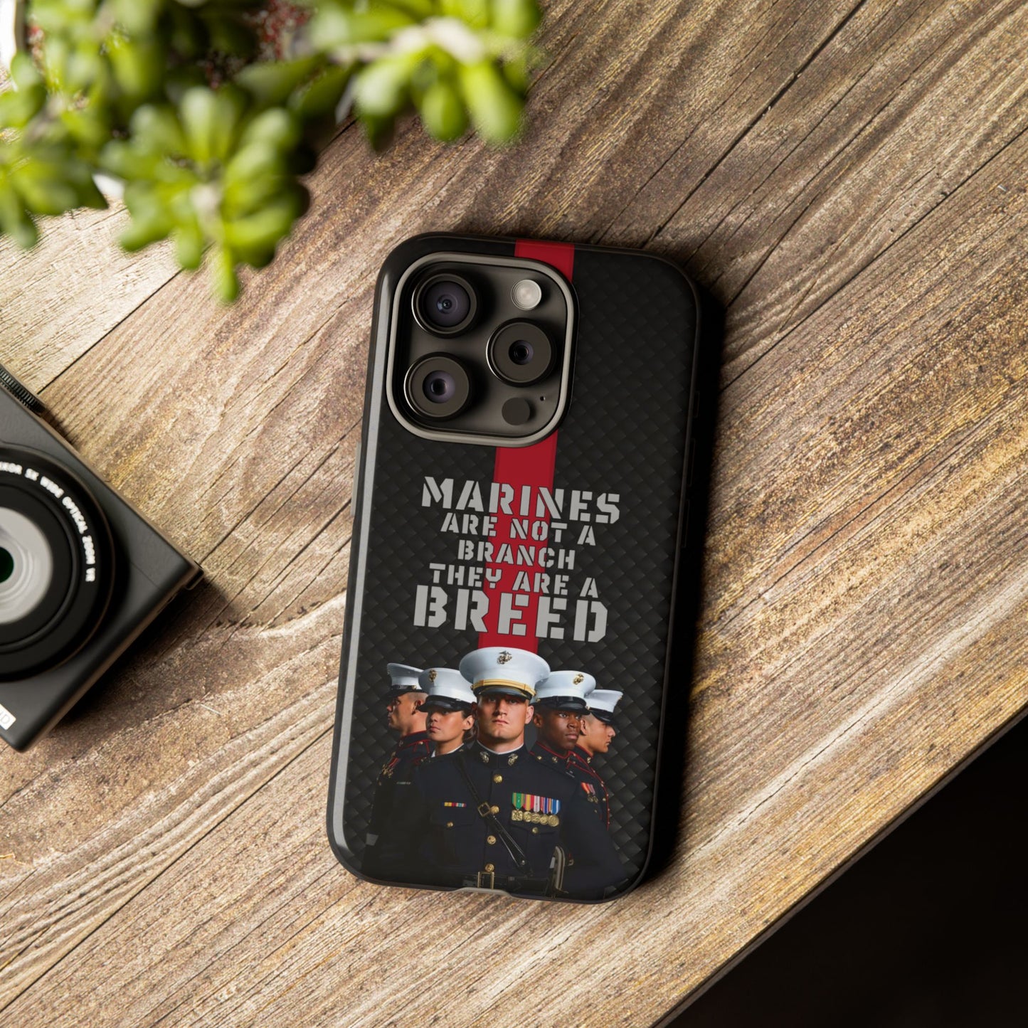 Marine Corps Tough iPhone Case - Proud Military Supporter