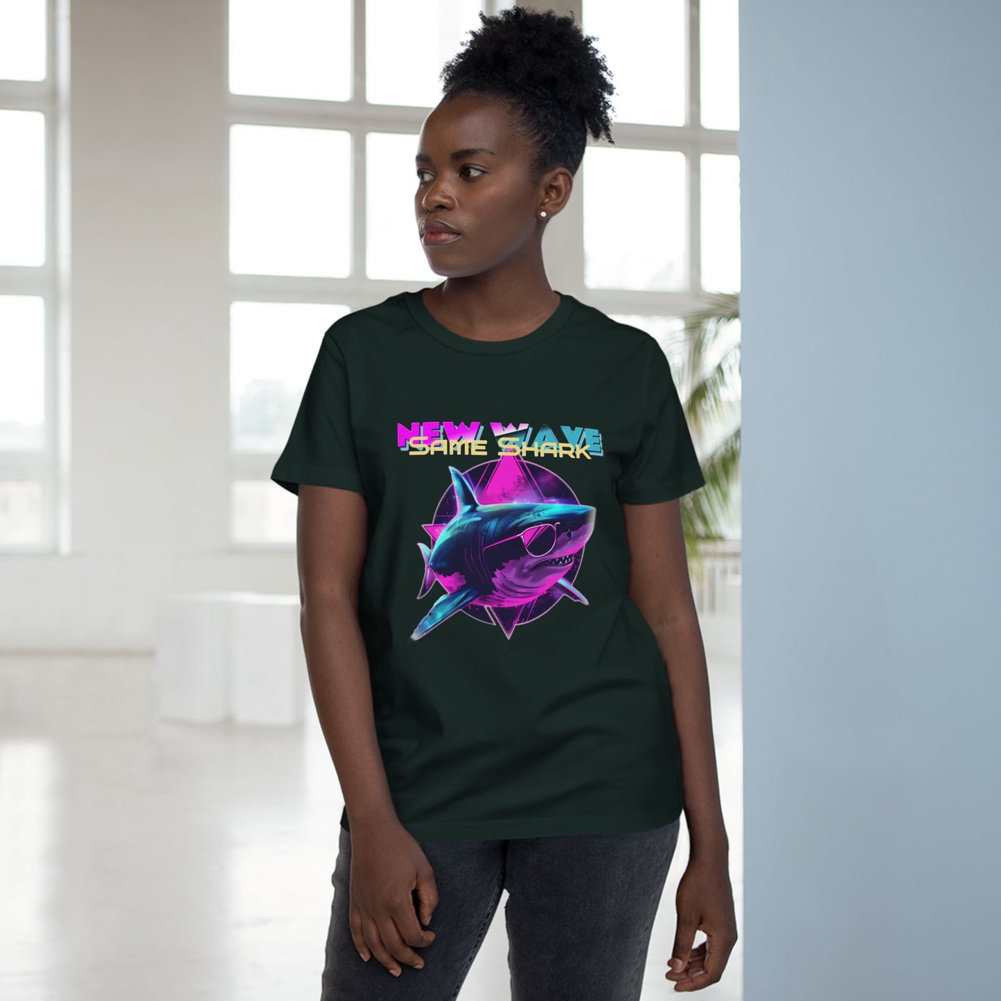 New Wave Same Shark Women’s Maple Tee